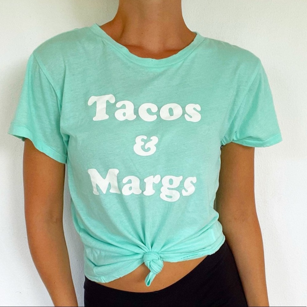 Wildfox Tacos & Margs Short Sleeve Tee